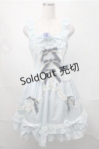 BABY,THE STARS SHINE BRIGHT / Blooming Fairy Dollジャンパースカート  サックス S-25-08-18-042-BA-OP-AS-ZS