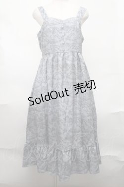 画像1: m petit by misako / MSKトワルドジュイジャンパースカート LL グレー S-25-08-19-049-LO-SK-AS-ZS