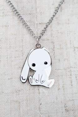 画像2: NieR Clothing / NieRちゃんネックレス  白 S-25-08-19-022-PU-AC-HR-ZS