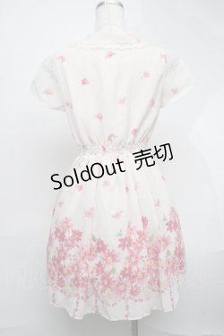 画像2: LODISPOTTO / シフォン花柄ワンピース  オフ S-25-08-19-036-LO-JA-HR-ZS