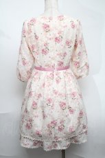 画像2: LODISPOTTO / シフォン花柄ワンピース  ピンク S-25-08-19-043-LO-JA-HR-ZT458 (2)