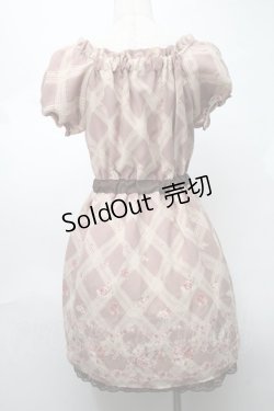 画像2: LODISPOTTO / シフォンチェックワンピース  ブラウン S-25-08-20-039-LO-OP-HR-ZT100