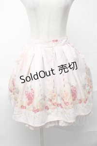 LIZ LISA / フルーツウォーター柄スカート  ピンク S-25-08-20-053-LO-SK-HR-ZS