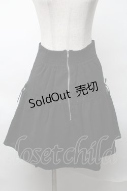 画像1: Ank Rouge / はしごレーススカート  黒 S-25-08-20-057-CA-SK-HR-ZT267