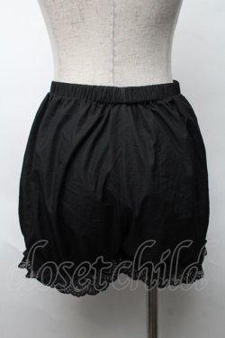 画像1: NieR Clothing / インナーパンツ  黒 S-25-08-20-058-PU-PA-HR-ZS