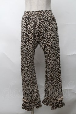 画像1: Candy Stripper / FRILL HEM PANTS  ベージュ S-25-08-20-059-PU-PA-HR-ZS
