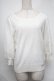 画像1: Franche Lippee / ドットチュール袖カットソー  オフ S-25-08-20-007-LO-BL-HR-ZS (1)