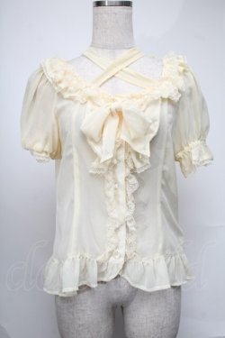画像1: BABY,THE STARS SHINE BRIGHT / キラキラ星座シフォンブラウス  イエロー S-25-08-20-009-BA-SK-AS-ZS