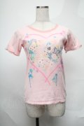 MILK / プリントTシャツ  ピンク S-25-08-20-011-ML-TO-AS-ZS