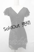 Ozz oneste / チャイナボタンチュニック  黒 S-25-08-20-019-OO-TO-AS-ZS