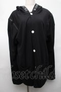 NieR Clothing / フード付カーディガン  黒 S-25-08-20-020-PU-TO-HR-ZS