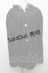 NieR Clothing / フード付カーディガン  黒 S-25-08-20-020-PU-TO-HR-ZY