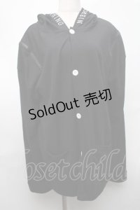 NieR Clothing / フード付カーディガン  黒 S-25-08-20-020-PU-TO-HR-ZY