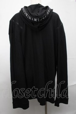 画像2: NieR Clothing / フード付カーディガン  黒 S-25-08-20-020-PU-TO-HR-ZS
