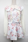 LIZ LISA / ベリーブーケトップス  サックス S-25-08-20-021-LO-TO-HR-ZS