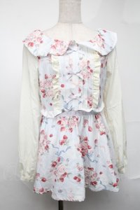 LIZ LISA / ベリーブーケトップス  サックス S-25-08-20-021-LO-TO-HR-ZS