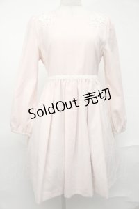 LODISPOTTO / プリーツニットワンピース  ピンク S-25-08-20-026-LO-OP-HR-ZT327