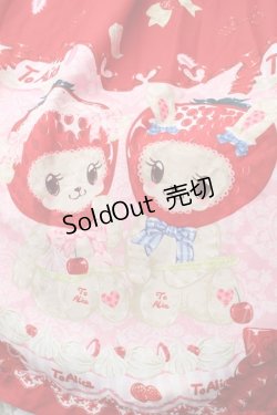 画像3: To Alice / Strawberry Bearワンピース  赤 S-25-08-20-031-LO-OP-AS-ZS