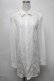画像1: CIVARIZE / レース切り替えシフォンシャツ  白 S-25-08-21-005-GO-BL-AS-ZS (1)