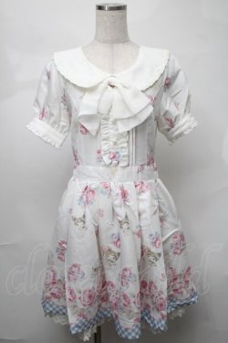 画像1: LIZ LISA / シェルローズクロミワンピース  白 S-25-08-21-048-LO-OP-AS-ZS