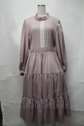 m petit by misako / AOK＊レースティアードワンピース  ピンク S-25-08-21-055-LO-OP-HR-ZS