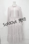 m petit by misako / AOK＊レースティアードワンピース  ピンク S-25-08-21-055-LO-OP-HR-ZT504