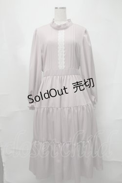 画像1: m petit by misako / AOK*レースティアードワンピース  ピンク S-25-08-21-055-LO-OP-HR-ZT504