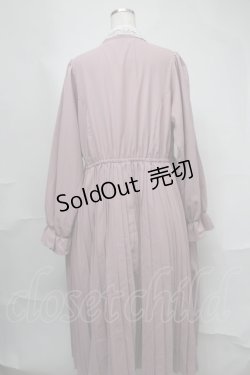 画像2: m petit by misako / AM*レースエリプリーツワンピース  ピンク S-25-08-21-056-LO-OP-HR-ZT504