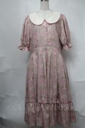 m petit by misako / NINA’Sコラボトワルドジュイワンピース 3L ピンク S-25-08-21-057-LO-OP-HR-ZS
