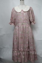 m petit by misako / NINA’Sコラボトワルドジュイワンピース 3L ピンク S-25-08-21-057-LO-OP-HR-ZS