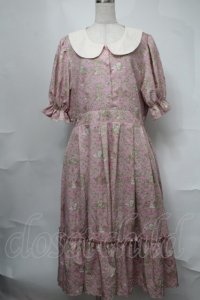 m petit by misako / NINA’Sコラボトワルドジュイワンピース 3L ピンク S-25-08-21-057-LO-OP-HR-ZS
