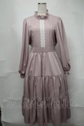 m petit by misako / レースデザインワンピース  ピンク S-25-08-21-058-LO-SK-AS-ZS