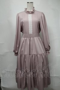 m petit by misako / レースデザインワンピース  ピンク S-25-08-21-058-LO-SK-AS-ZS