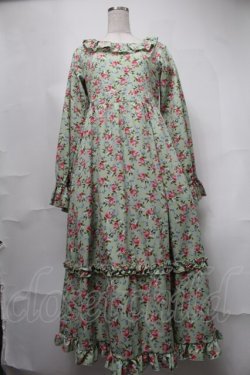 画像1: LOLITAその他 / 星名桜子コラボワンピース  グリーン S-25-08-21-061-LO-OP-HR-ZT505