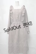m petit by misako / チェックワンピース LL ブラウン S-25-08-21-065-LO-OP-HR-ZT505