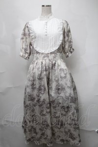 m petit by misako / トワルドジュイワンピース  ベージュ S-25-08-21-067-LO-OP-HR-ZS