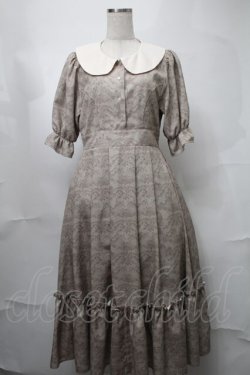 画像1: m petit by misako / NINA’Sコラボトワルドジュイワンピース M ベージュ S-25-08-21-069-LO-OP-AS-ZT506