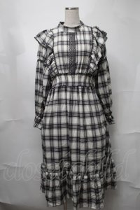 LOLITAその他(お買取対象外) / タータンチェックワンピース  黒ｘ白 S-25-08-21-071-LO-OP-HR-ZS