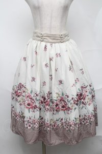 axes femme / 花柄ｘドットスカート  オフ S-25-08-21-1038-AX-SK-AS-ZS