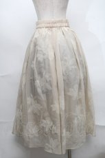 画像2: tocco / シアーロングスカート  ベージュ S-25-08-21-1039-LO-SK-AS-ZT477 (2)