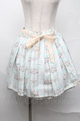 Ank Rouge / 総柄スカート  白ｘグリーン S-25-08-21-1040-CA-SK-AS-ZS