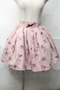 Ank Rouge / カラトリー×クラウンスカート  ピンク S-25-08-21-1046-CA-SK-HR-ZS