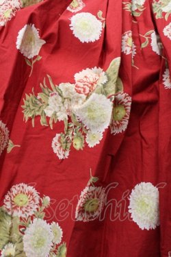 画像3: PINK HOUSE / 雛菊プリントスカート  赤 S-25-08-21-1050-LO-SK-HR-ZS