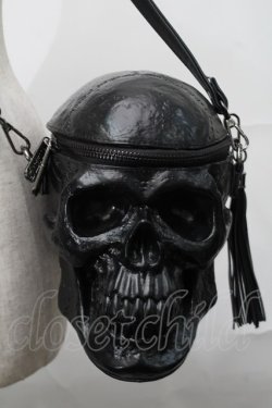 画像2: KILLSTAR / Grave Digger Skull Handbag  黒 S-25-08-21-1006-PU-BG-HR-ZS