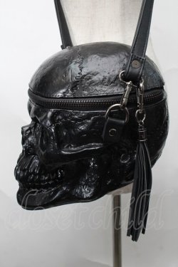画像3: KILLSTAR / Grave Digger Skull Handbag  黒 S-25-08-21-1006-PU-BG-HR-ZS