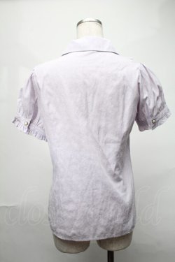 画像2: Blue rouge / 半袖ブラウス  ラベンダー S-25-08-21-1011-CA-BL-HR-ZS