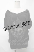 Rozen Kavalier / レース切替トップス  黒 S-25-08-21-1012-OO-TO-AS-ZS