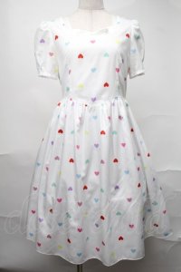 MILK / ハートキャンディドレス  白 S-25-08-21-1015-ML-OP-AS-ZS