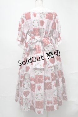 画像2: axes femme kawaii / ハピネスベリーワンピース  ピンク S-25-08-21-1021-AX-OP-AS-ZS