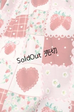 画像3: axes femme kawaii / ハピネスベリーワンピース  ピンク S-25-08-21-1021-AX-OP-AS-ZS